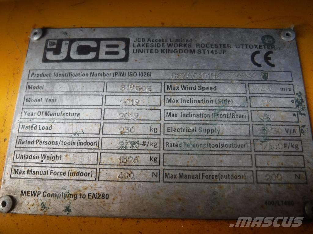 JCB S 1930 E Elevadores de tesoura