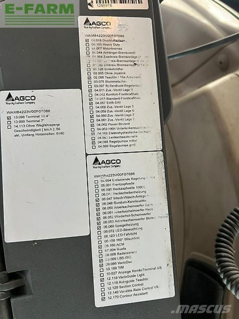 Fendt 828 vario Tratores Agrícolas usados