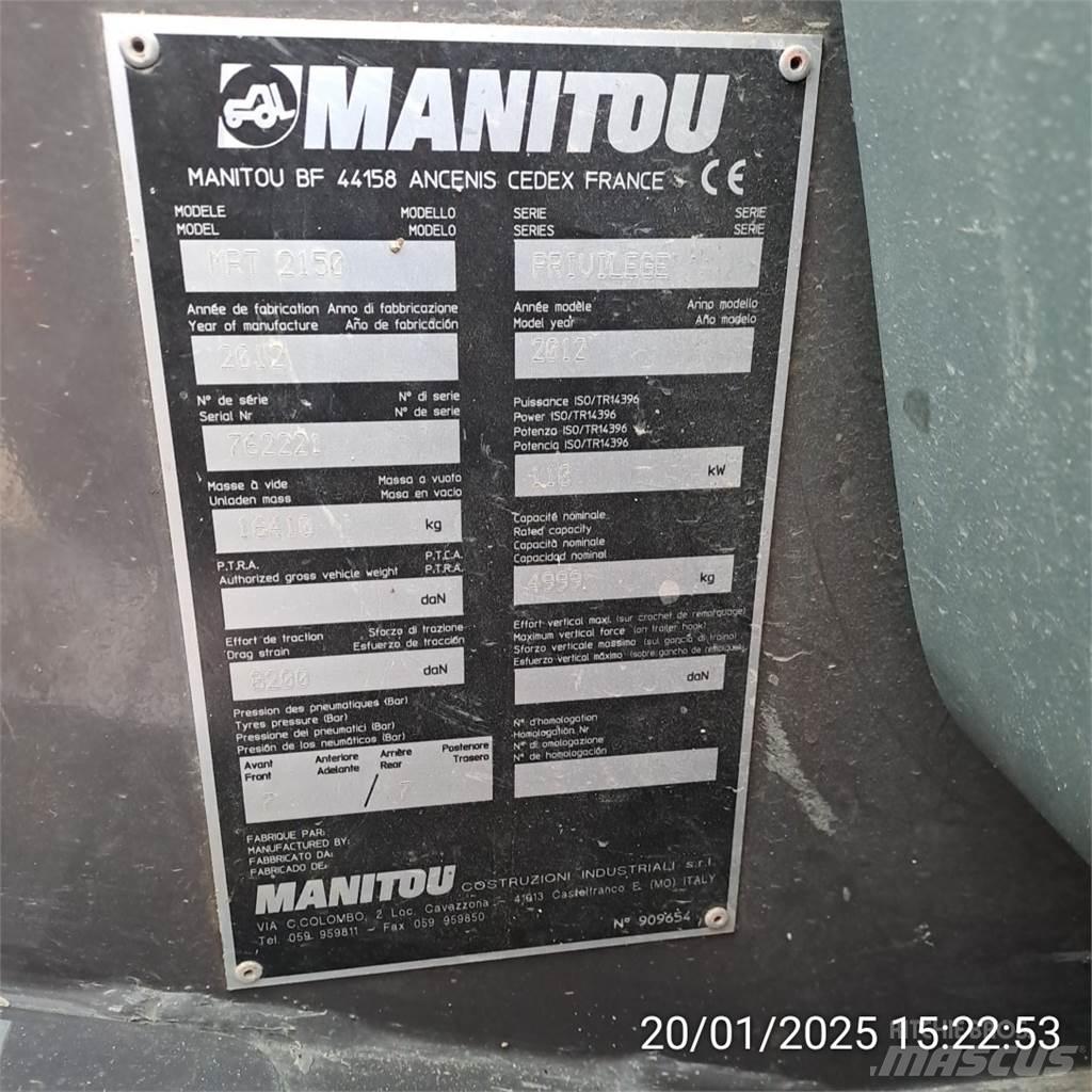 Manitou 2150MRT Manipulador telescópico