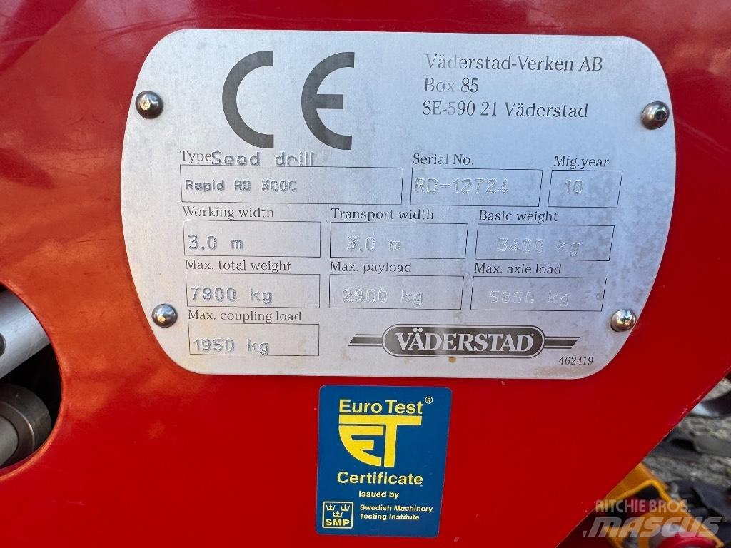 Väderstad Rapid 300C Perfuradoras combinadas
