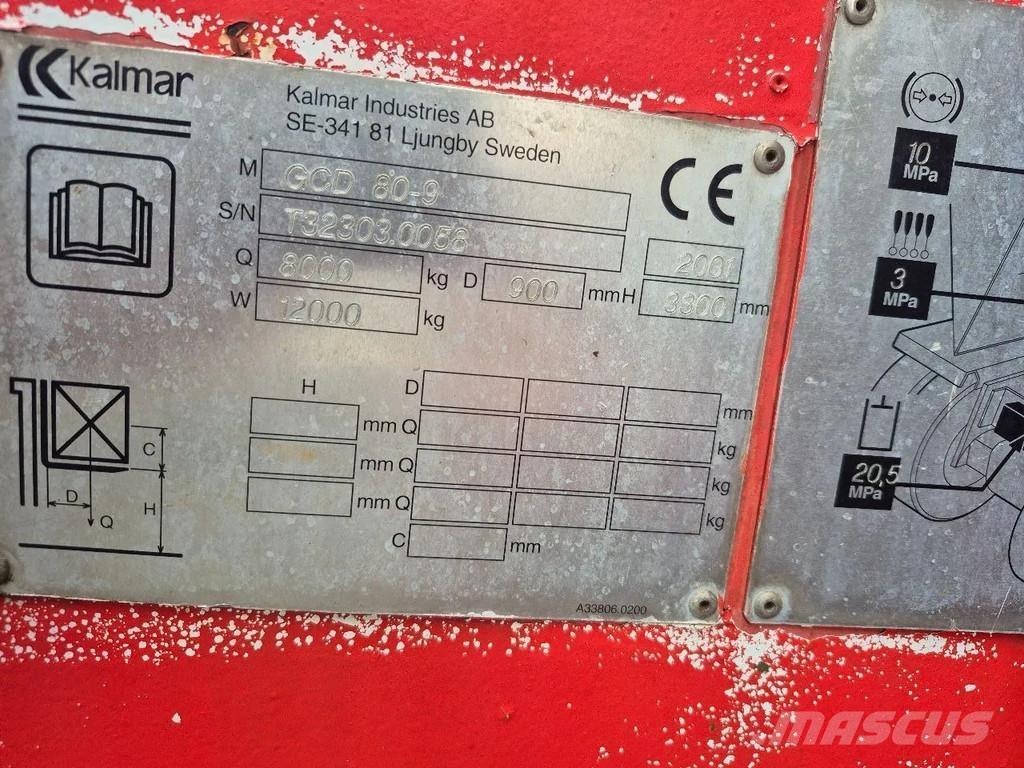Kalmar Gcd 80-9 Empilhadores a gás