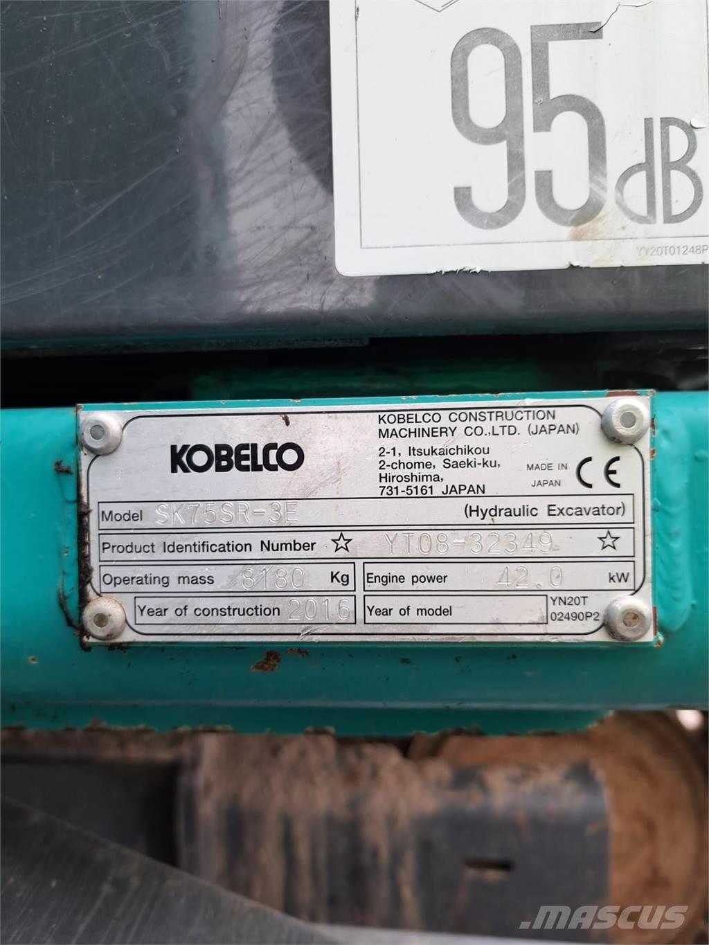 Kobelco SK75SR-3E Miniescavadeiras