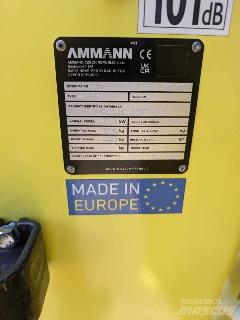 Ammann ARX45-2 Cilindros Compactadores tandem