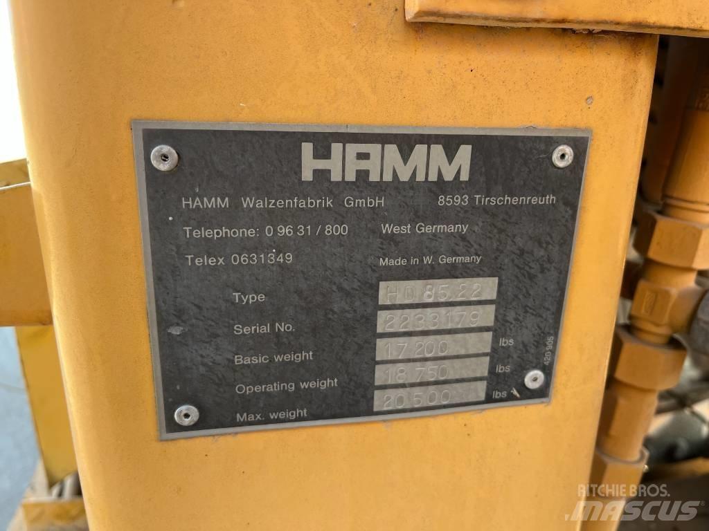 Hamm HD 85 Cilindros Compactadores tandem