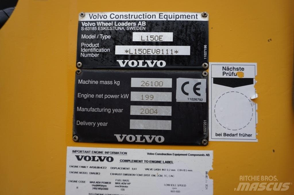 Volvo L 150 E Carregadeiras de rodas