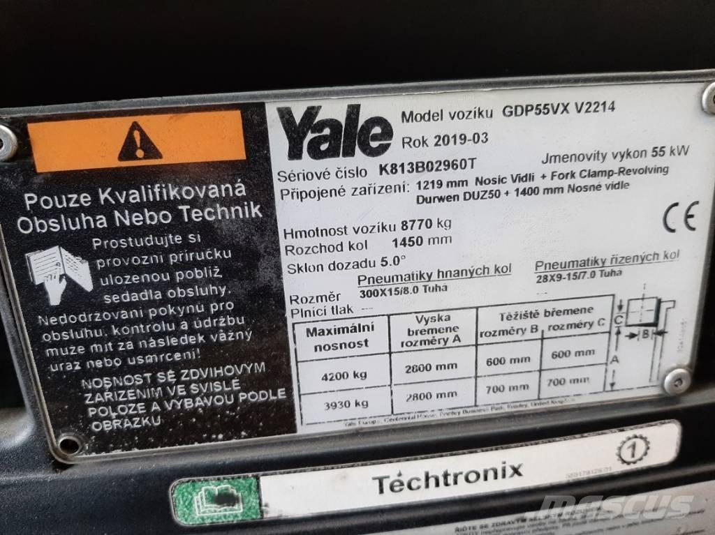 Yale GDP 55 VX Empilhadores Diesel