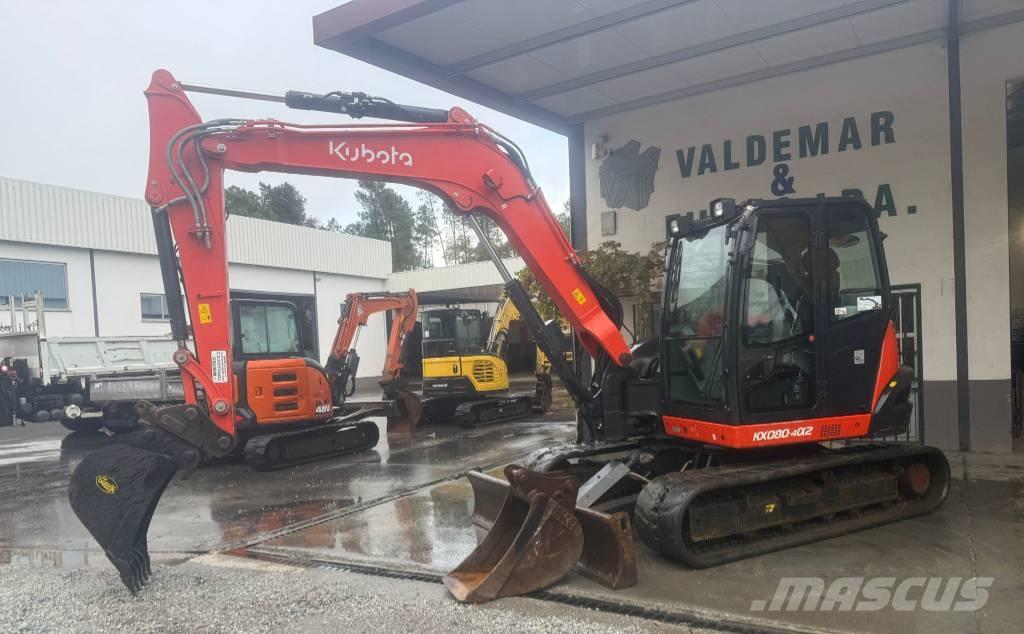 Kubota KX 080 Escavadoras Midi 7t - 12t