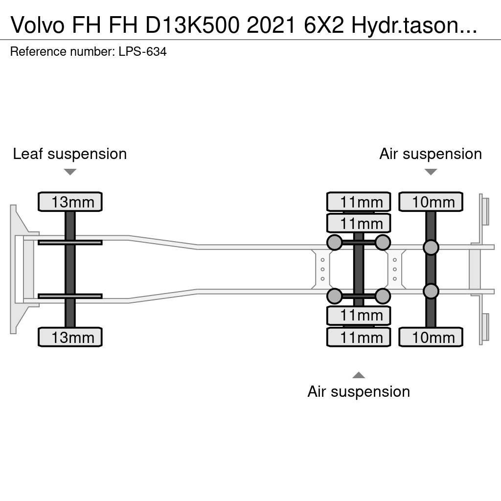 Volvo FH Camiões caixa desmontável com elevador de cabo