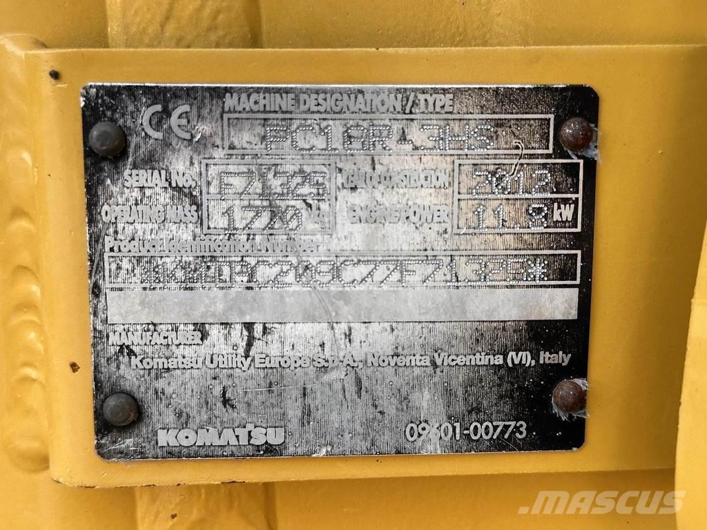 Komatsu PC16R-3HS Miniescavadeiras
