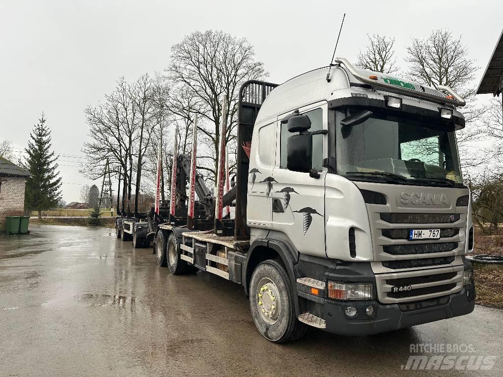 Scania R440 Caminhões de transporte de troncos