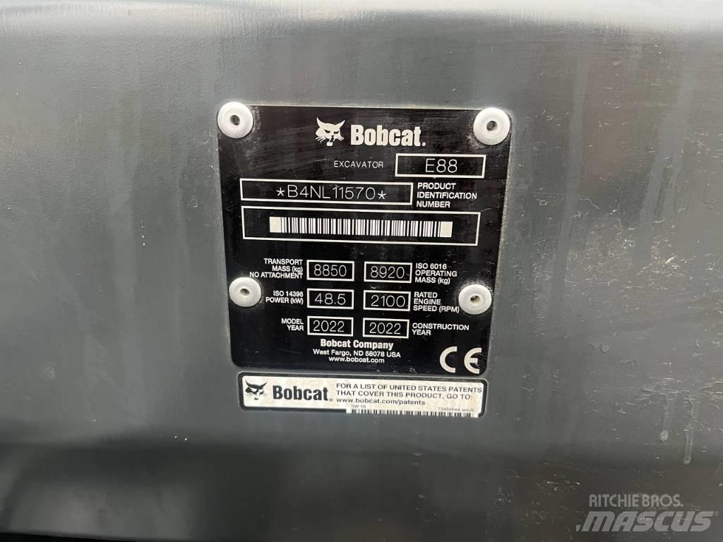 Bobcat E88 Escavadeiras de esteiras