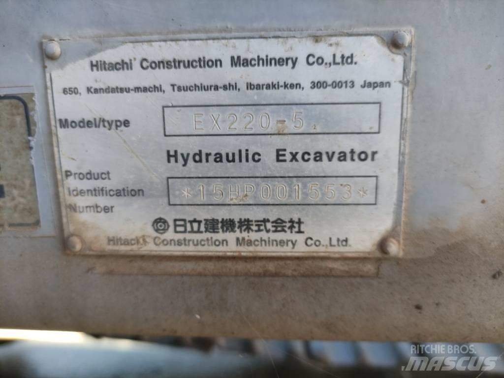 Hitachi EX 220-5 Escavadeiras de esteiras