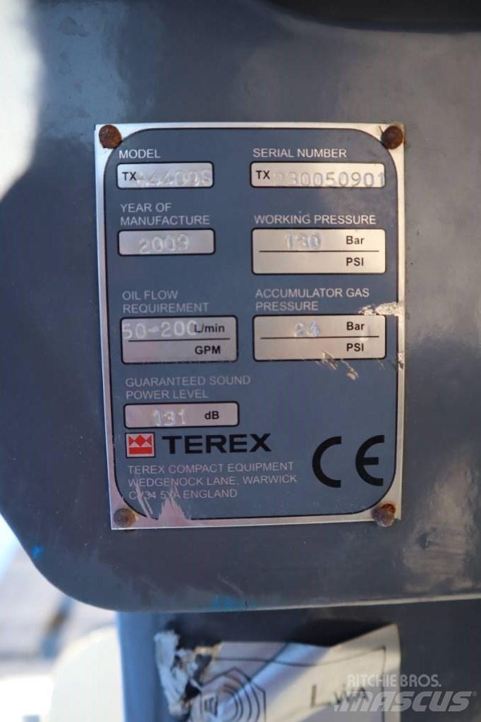 Terex TXH4400 Martelos de quebragem