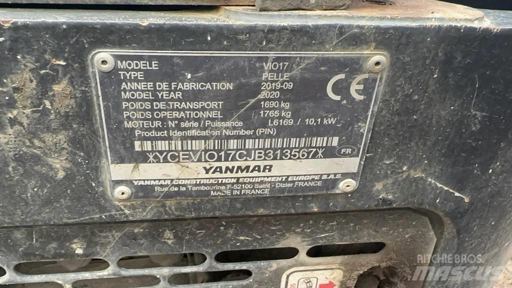 Yanmar Vio 17 Miniescavadeiras