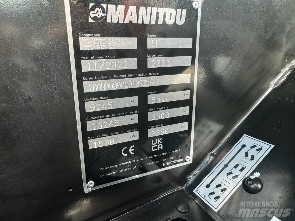 Manitou MT 1335 Manipulador telescópico