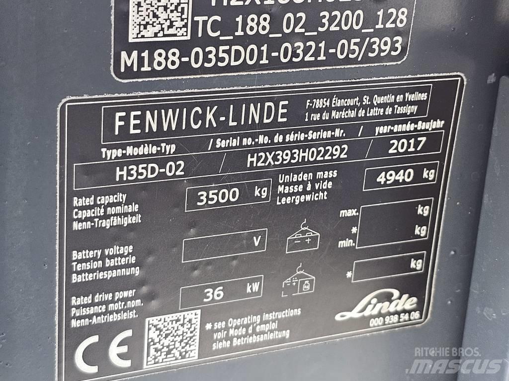 Linde H35D-02 Empilhadores Diesel