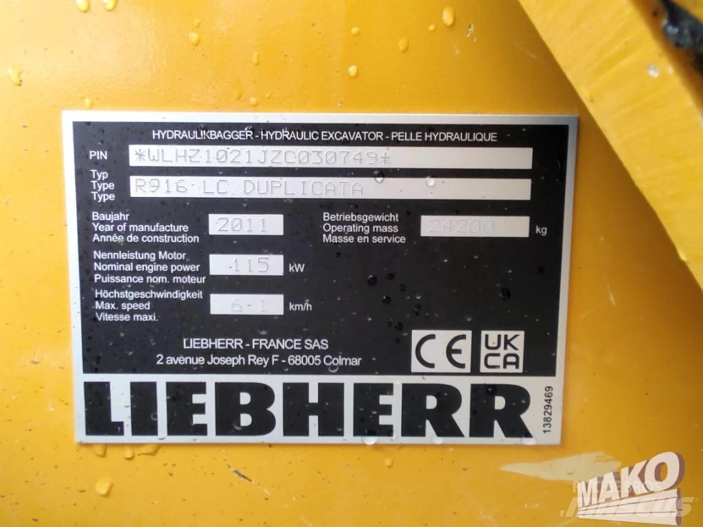 Liebherr R 916 Escavadeiras de esteiras