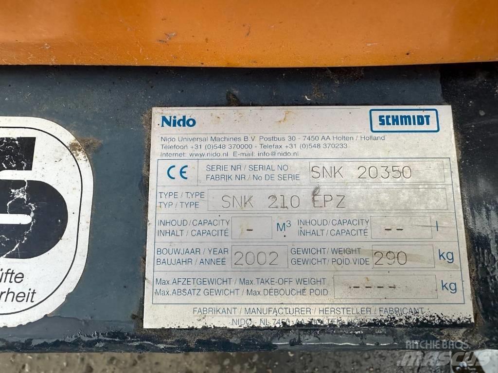 Nido SNK 210 EPZ Lâminas de neve e arados