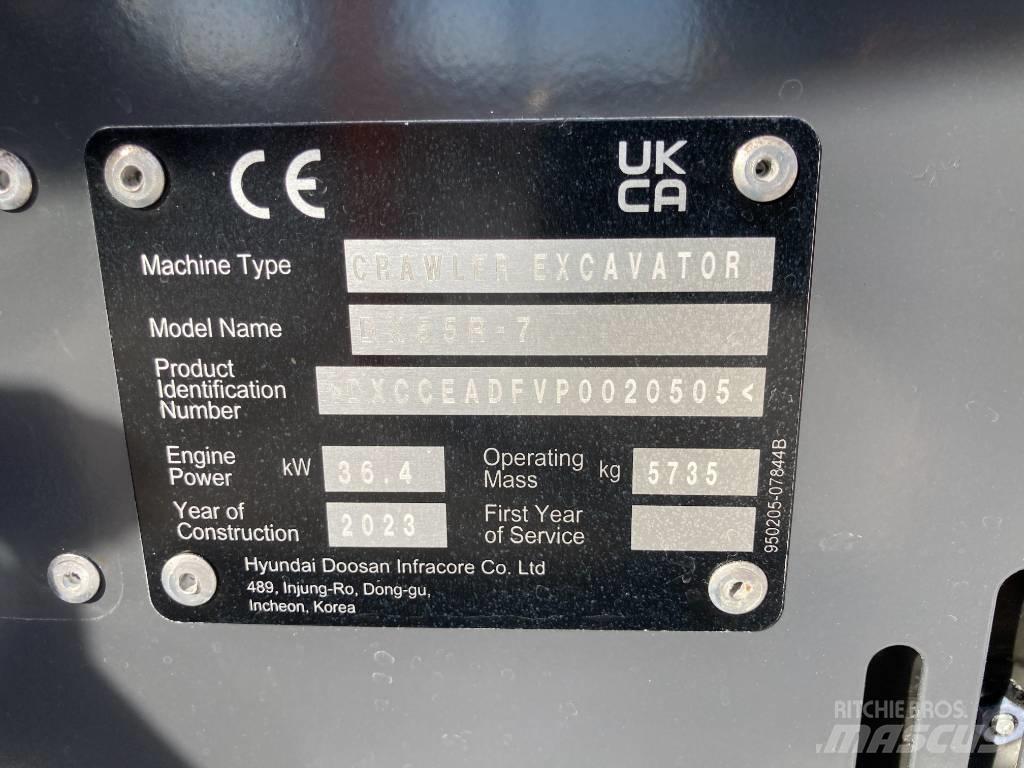 Develon DX 55 R-7 Miniescavadeiras