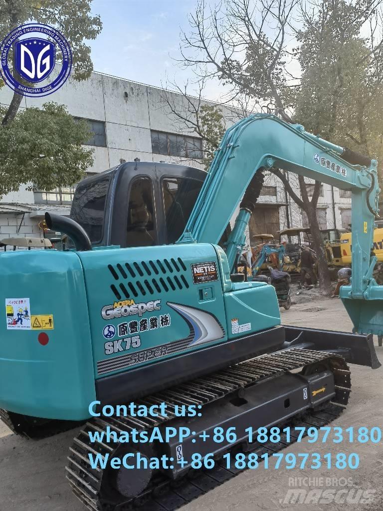 Kobelco SK75-8 Escavadeiras de esteiras