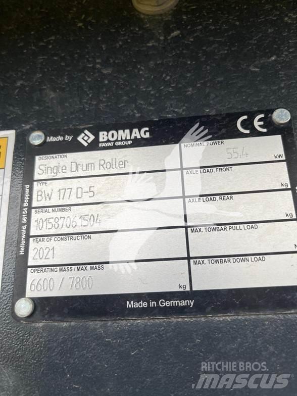 Bomag BW177D-5 Cilindros Compactadores monocilíndricos