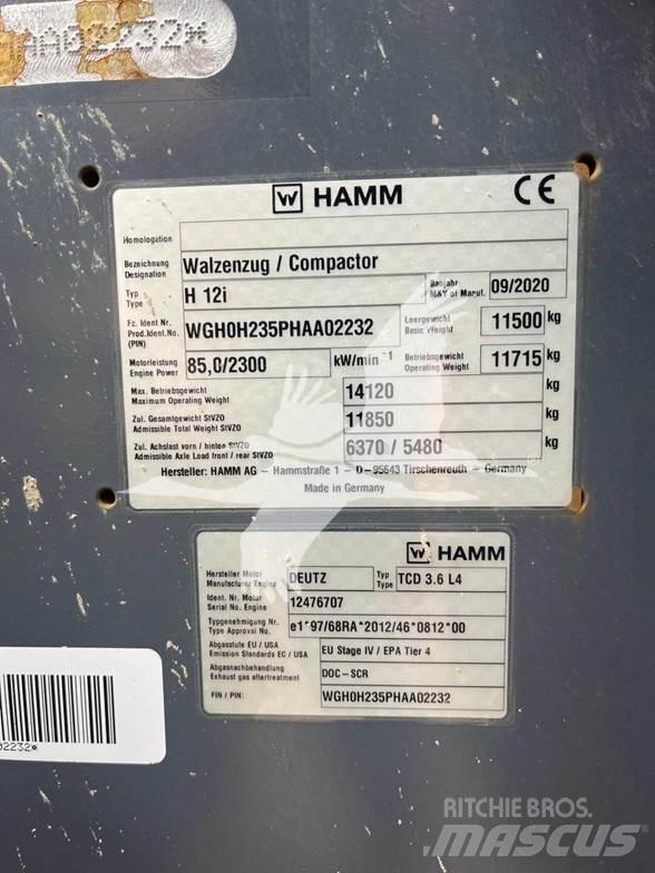 Hamm H12i Cilindros Compactadores monocilíndricos