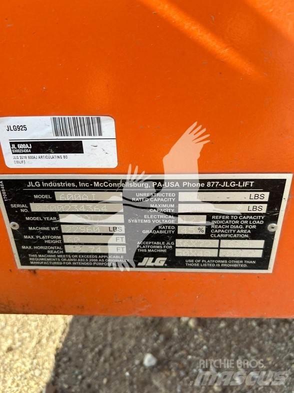 JLG 600AJ Elevadores braços articulados