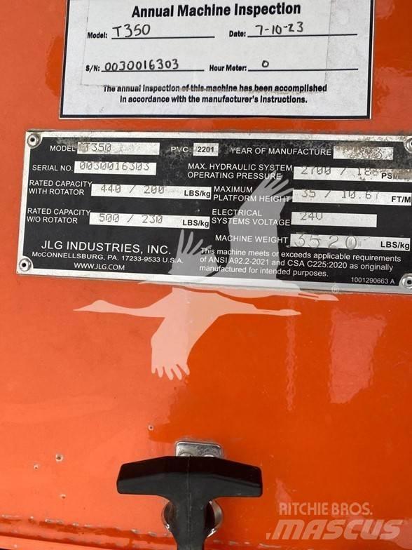 JLG T350 Plataformas aéreas montadas em atrelados