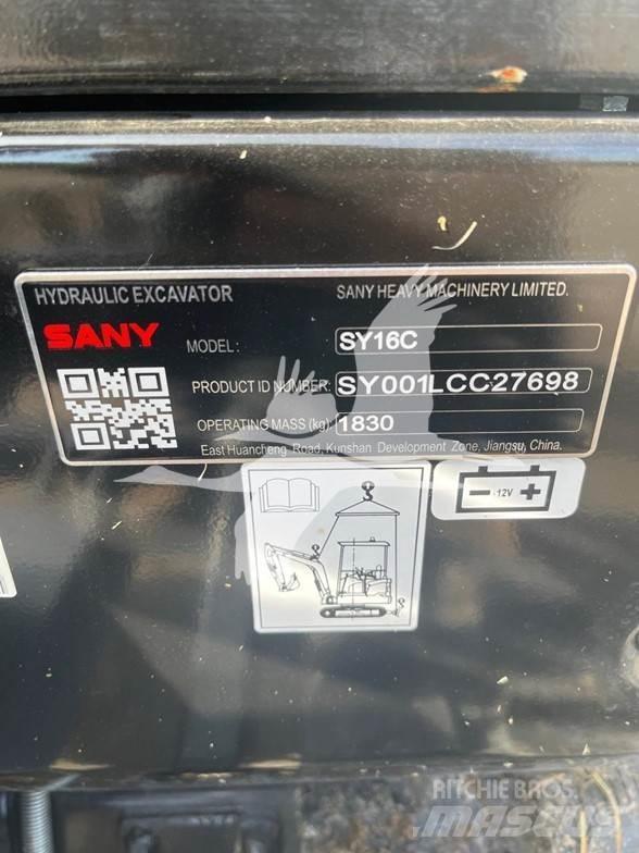 Sany SY16C Miniescavadeiras