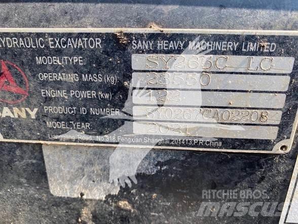 Sany SY265CLR Escavadeiras de esteiras