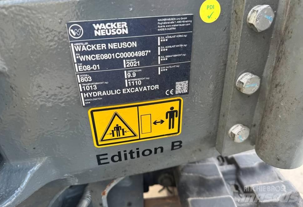 Wacker Neuson 803 Escavadeiras de esteiras