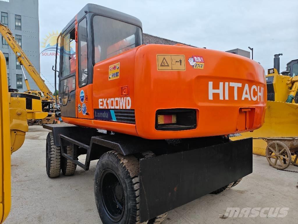 Hitachi EX 100 W D Escavadoras de rodas