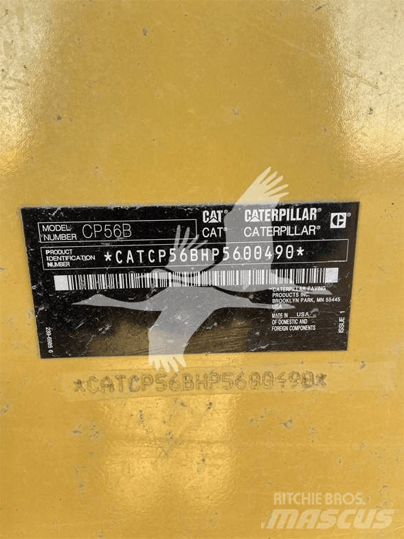 CAT CP56B Cilindros Compactadores monocilíndricos
