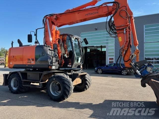 Hitachi ZX 140 W-5 Escavadoras de rodas