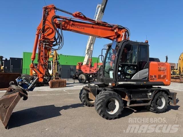Hitachi ZX 140 W-5 Escavadoras de rodas