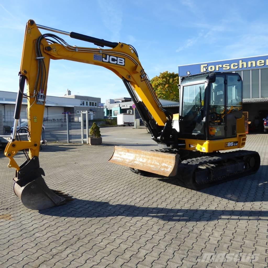 JCB 86C-2 Mono Escavadoras Midi 7t - 12t