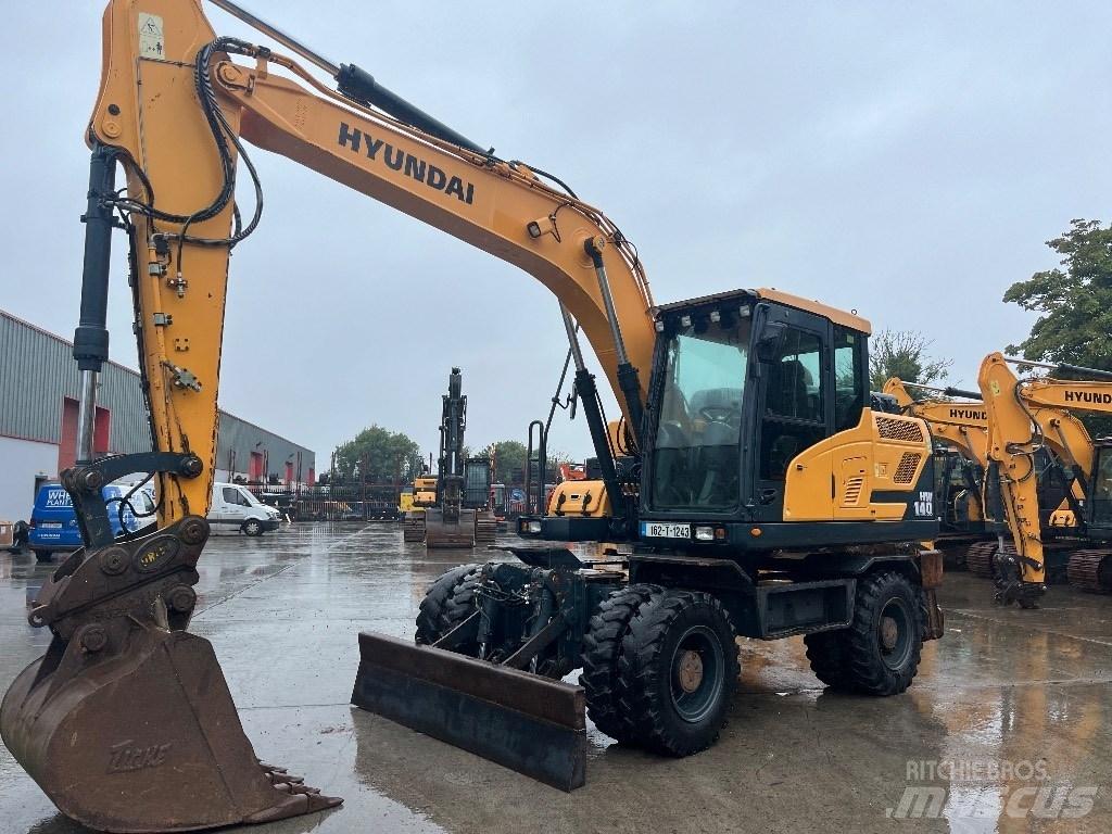 Hyundai HW140 Escavadoras de rodas