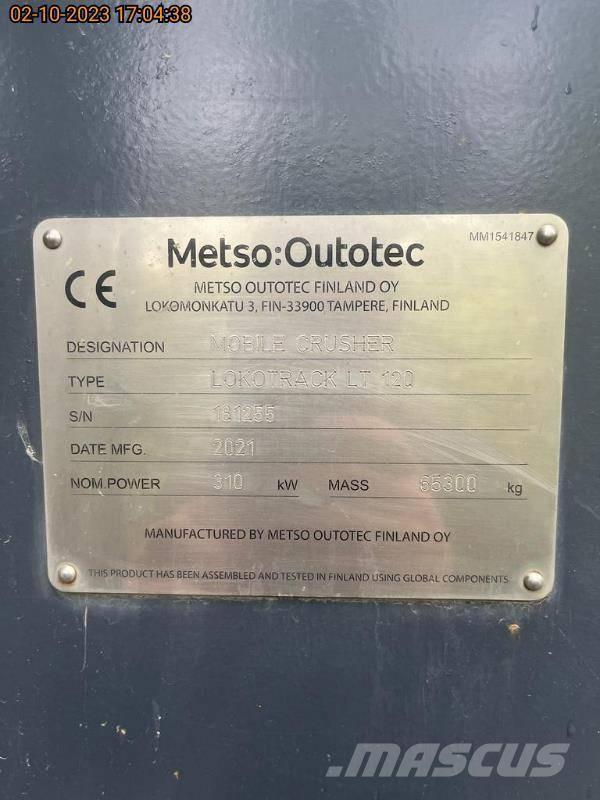 Metso LT120 Britadeiras