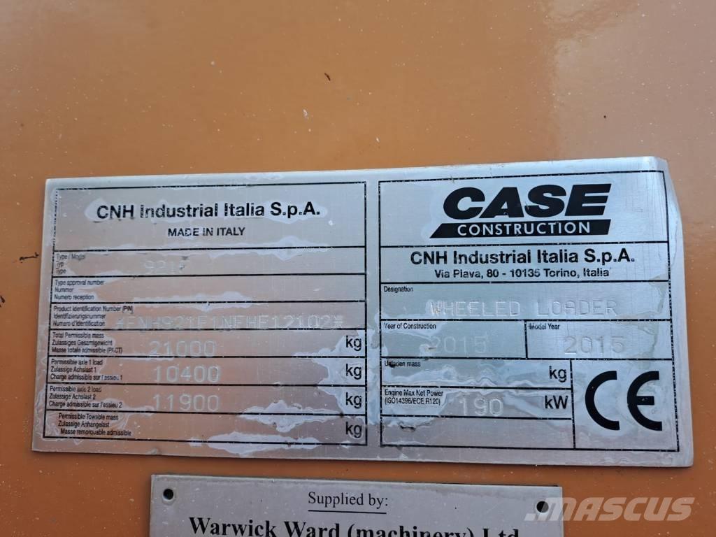 CASE 921FXR Carregadeiras de rodas