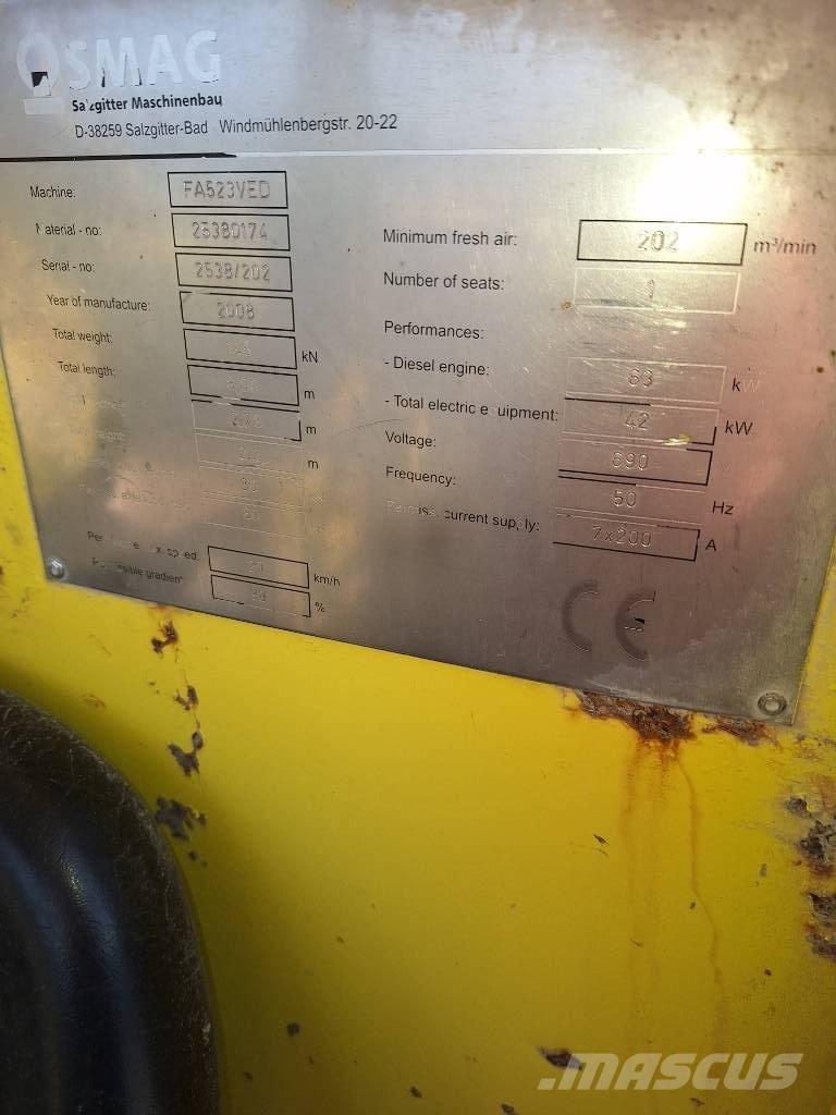 Nordmeyer SMAG FA523 Outro equipamentos subterrâneos