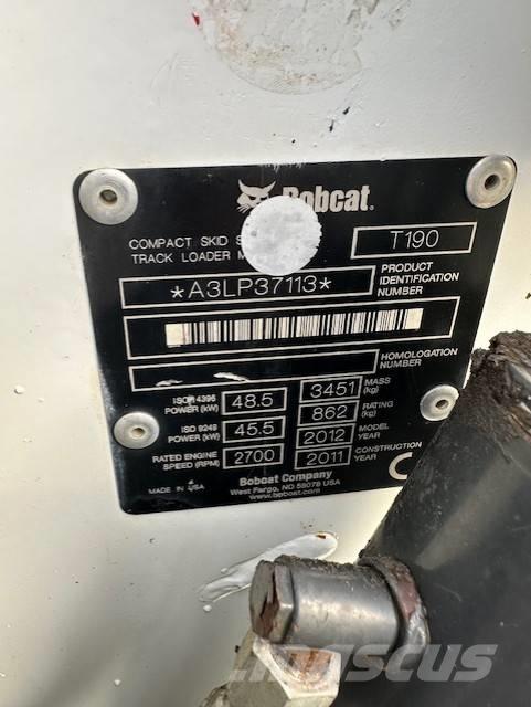 Bobcat T 190 Minicarregadeiras