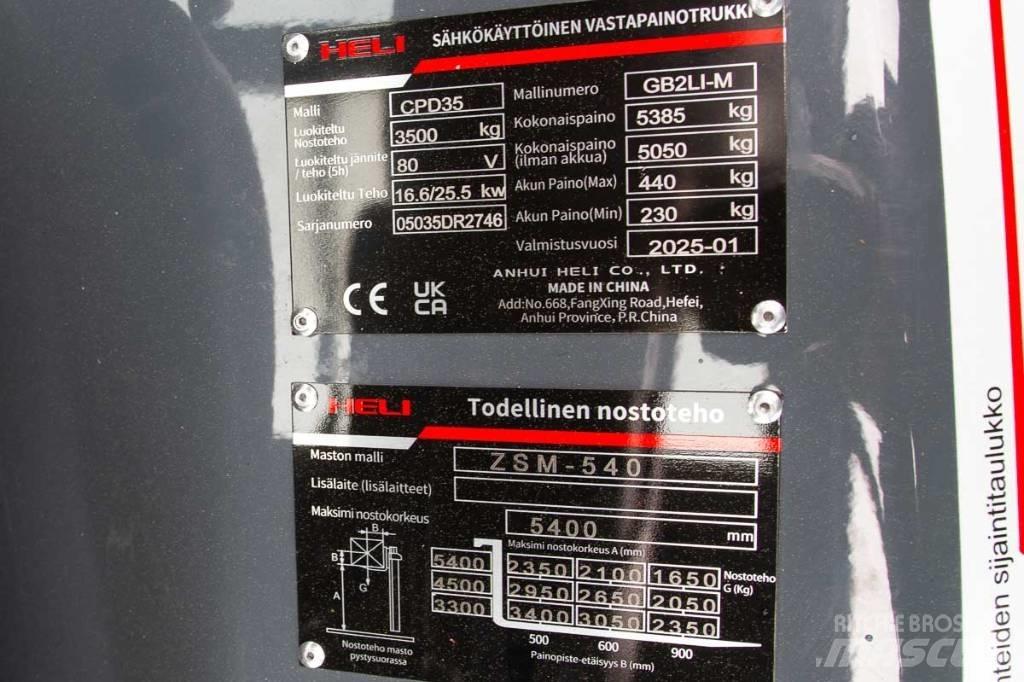 Heli CPD 35 Empilhadores eléctricos