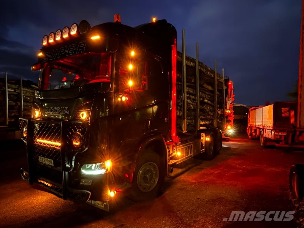 Scania R580B6X4HB Caminhões de transporte de troncos