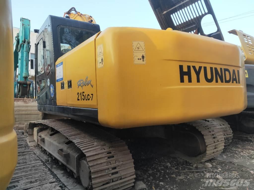 Hyundai R215-7 Escavadeiras de esteiras