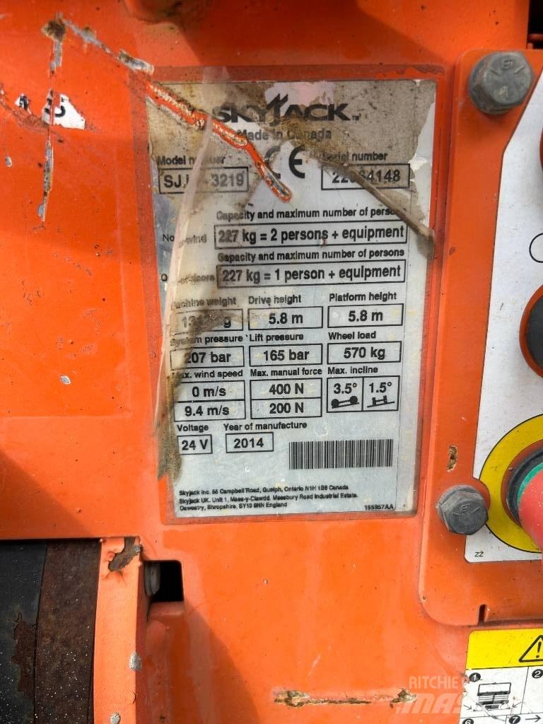 SkyJack SJ III 3219 Elevadores de tesoura
