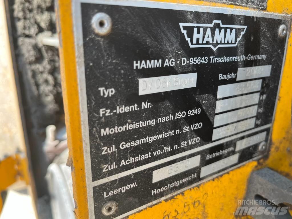 Hamm DV06K Super Cilindros Compactadores mistos