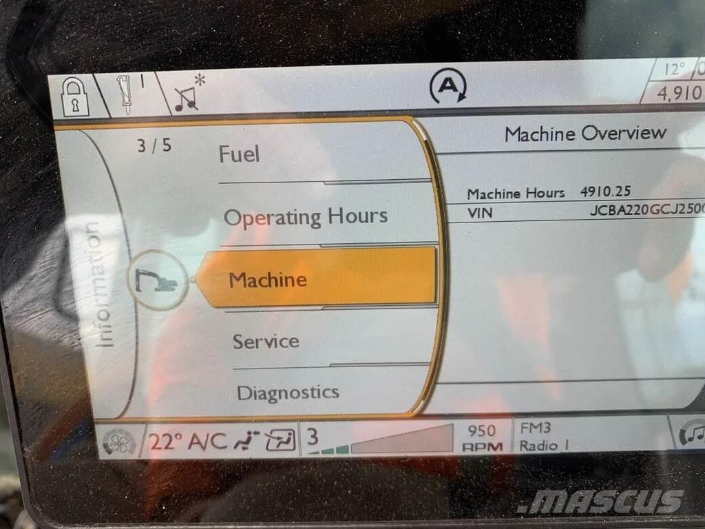 JCB JS220X Escavadeiras de esteiras