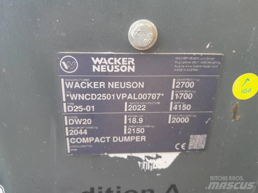 Wacker Neuson DW 20 Dumpers de obras