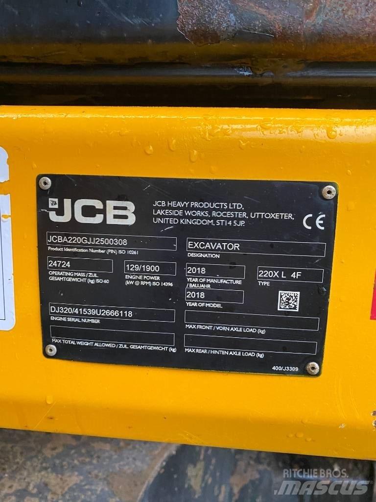 JCB 220 XL Escavadeiras de esteiras