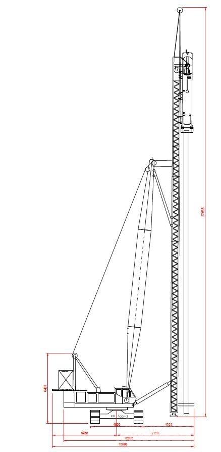 Hitachi KH300-3 PD Gruas de rastos